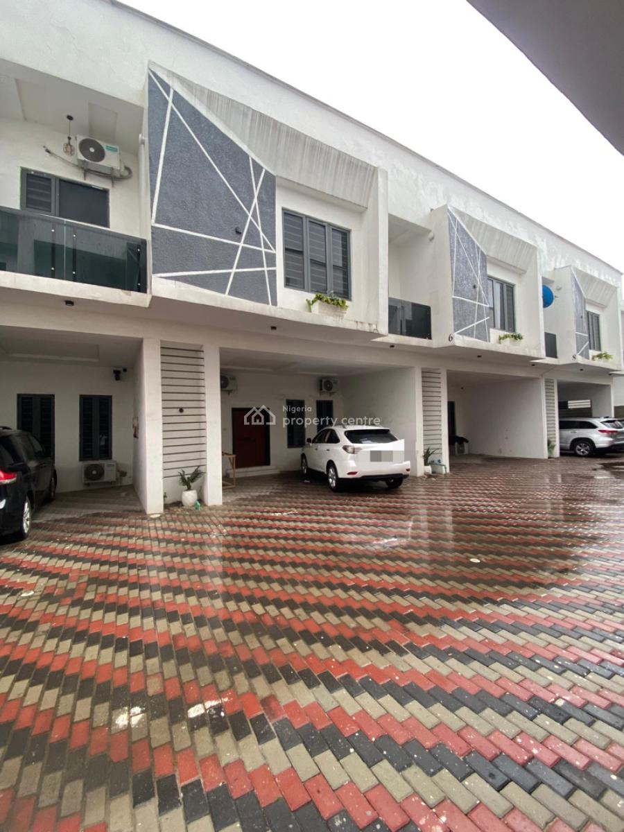 4 Bedroom Fully Furnished Terrace Duplex with Solar Panel, Orchid, Lekki, Lagos, Terraced Duplex for Rent