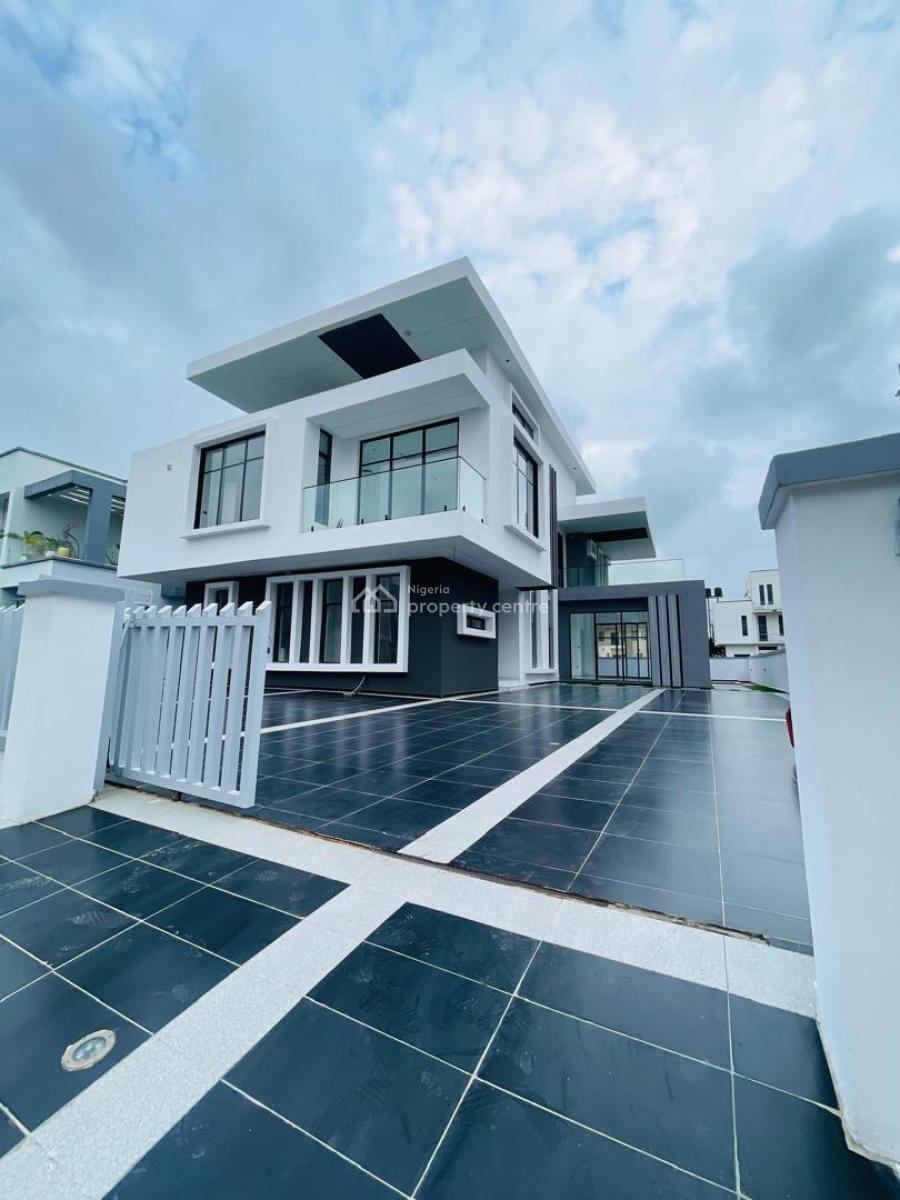 Newly Built 5 Bedroom Fully Detached House with En-suite Bedrooms, Lakeview Park 2 Estate, Orchid Road, Chevron Toll Gate, Lekki, Lagos, Detached Duplex for Sale