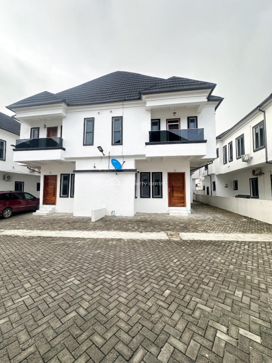 4 Bedroom Semi Detached Duplex with Bq, Chevron, Lekki, Lagos, Semi-detached Duplex for Rent