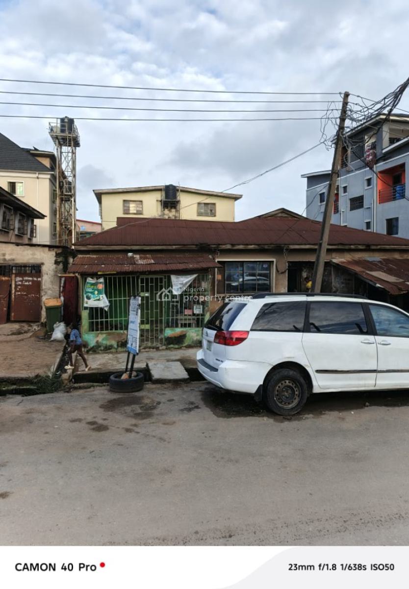 Half Plot of Land in a Demolish Able Building, Church Street, Fola Agoro, Yaba, Lagos, Commercial Land for Sale