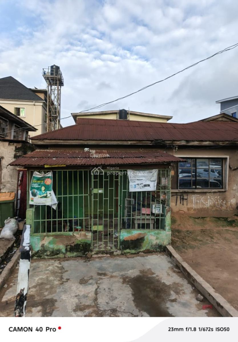Half Plot of Land in a Demolish Able Building, Church Street, Fola Agoro, Yaba, Lagos, Commercial Land for Sale