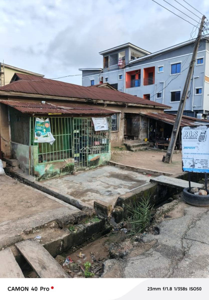 Half Plot of Land in a Demolish Able Building, Church Street, Fola Agoro, Yaba, Lagos, Commercial Land for Sale
