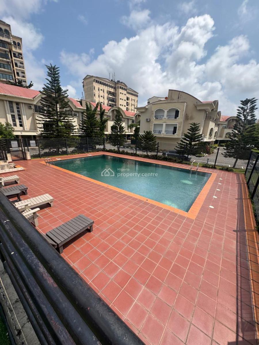 4 Bedroom Fully Furnished Terrace House with a Room Bq, Osborne Phase 1, Ikoyi, Lagos, Terraced Duplex for Rent