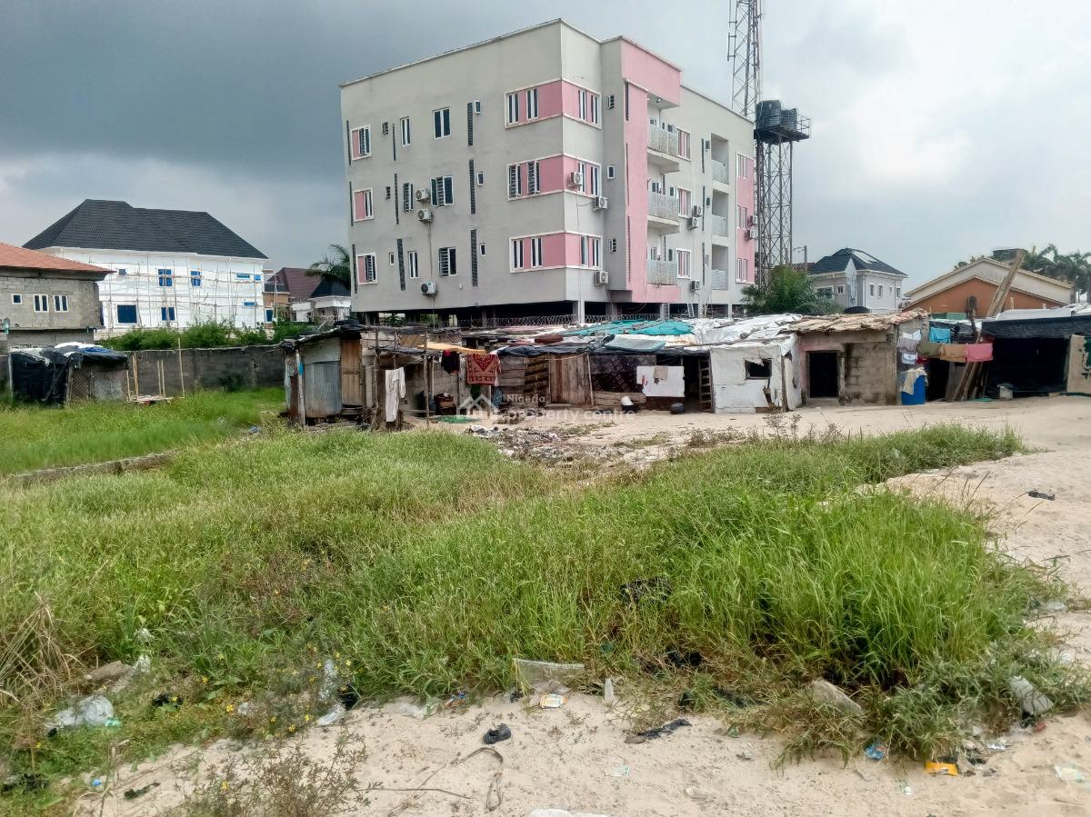 2 Plots (1,126sqm) Together, Cornerpiece, Sora Estate, Alpha Beach Road, New Road Bus-stop, Igbo Efon, Lekki, Lagos, Mixed-use Land for Sale