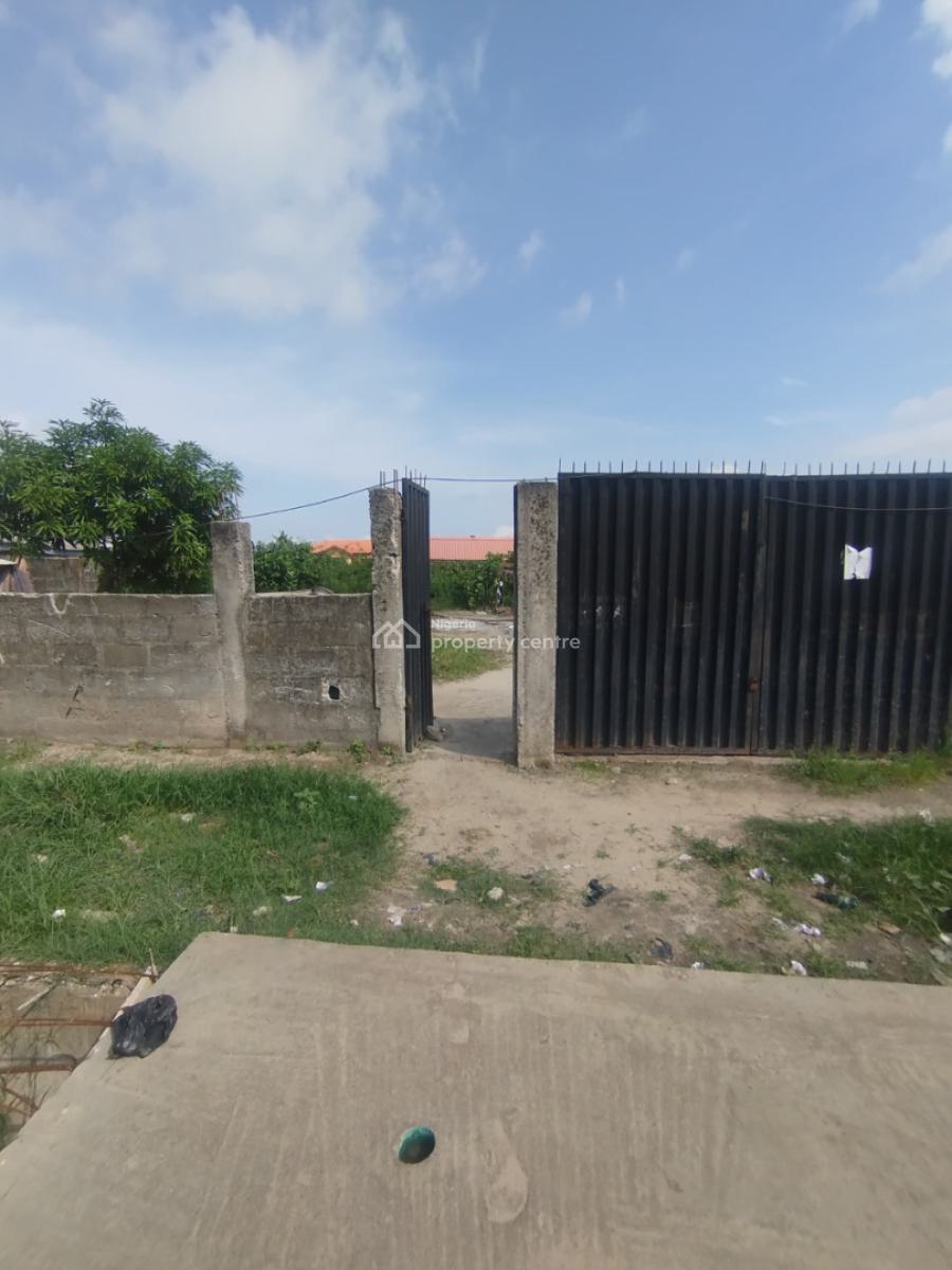 a Plot of Land Fenced and Gated Facing Badore Road, Facing Badore Road, Ajah, Lagos, Mixed-use Land for Sale