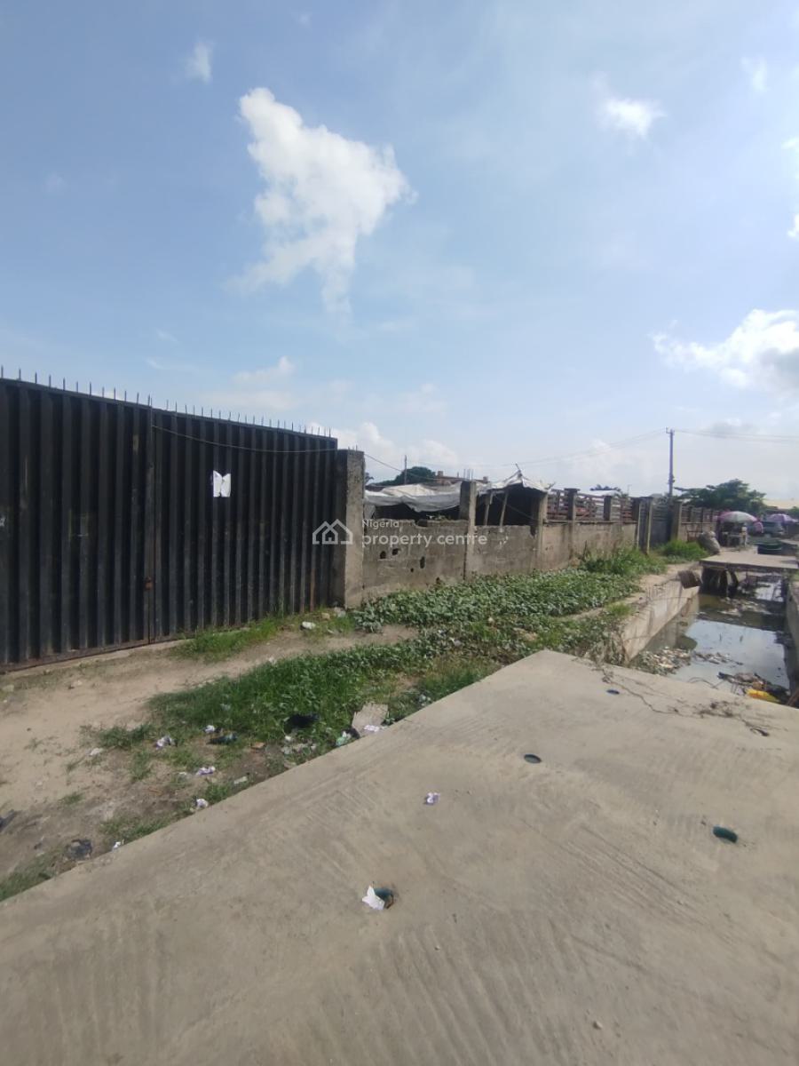 a Plot of Land Fenced and Gated Facing Badore Road, Facing Badore Road, Ajah, Lagos, Mixed-use Land for Sale