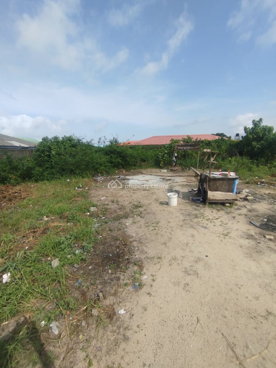 a Plot of Land Fenced and Gated Facing Badore Road, Facing Badore Road, Ajah, Lagos, Mixed-use Land for Sale