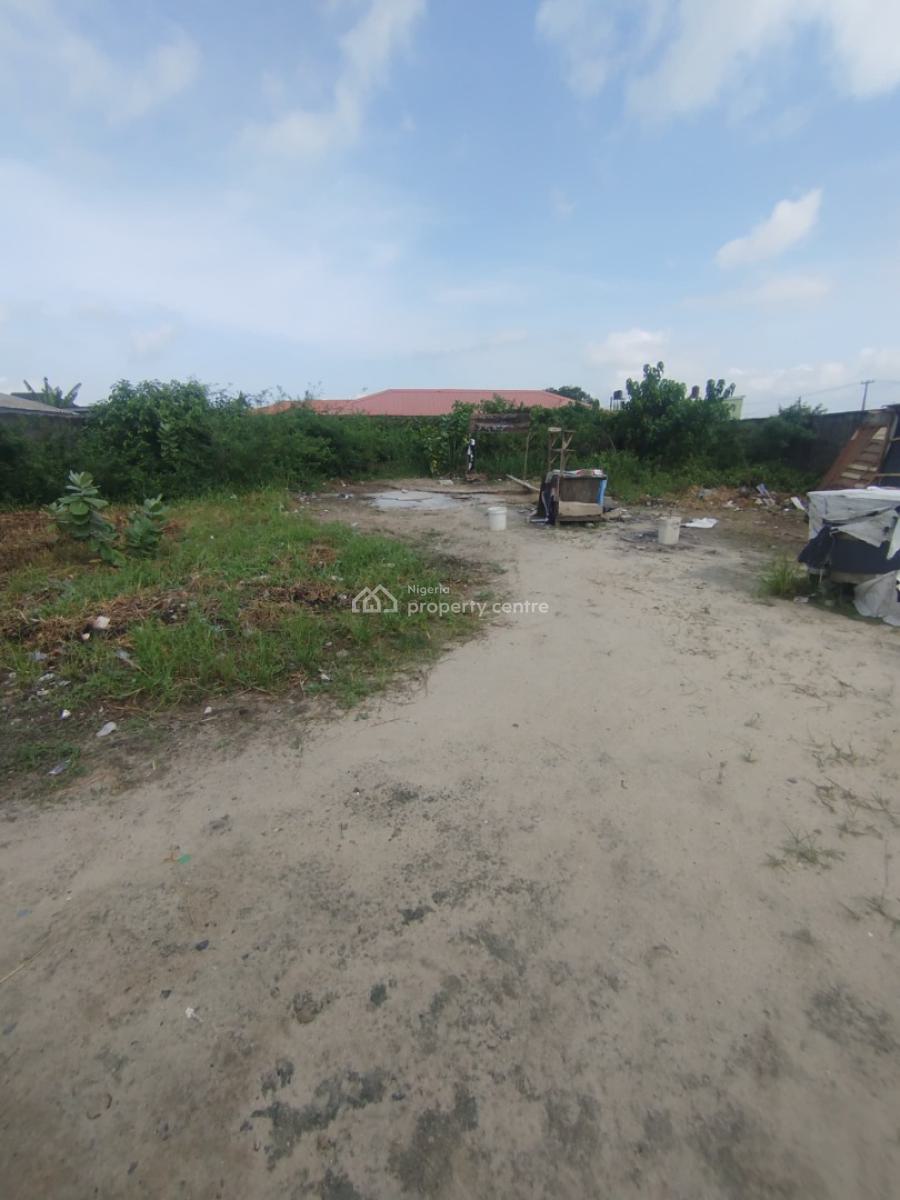 a Plot of Land Fenced and Gated Facing Badore Road, Facing Badore Road, Ajah, Lagos, Mixed-use Land for Sale