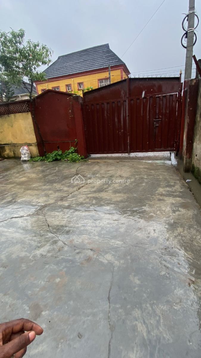 Full Plot of Land with Solid Block of Flat on Interlocking Street, Ago Palace, Isolo, Lagos, Residential Land for Sale