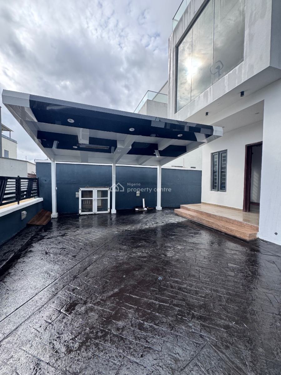 Luxury 5 Bedroom Fully Detached Duplex + Rooftop, Gym in an Estate, Prince Ebeano Supermarket Axis, Osapa, Lekki, Lagos, Detached Duplex for Sale