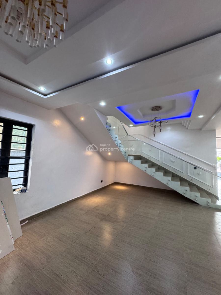 Luxury 5 Bedroom Fully Detached Duplex + Rooftop, Gym in an Estate, Prince Ebeano Supermarket Axis, Osapa, Lekki, Lagos, Detached Duplex for Sale