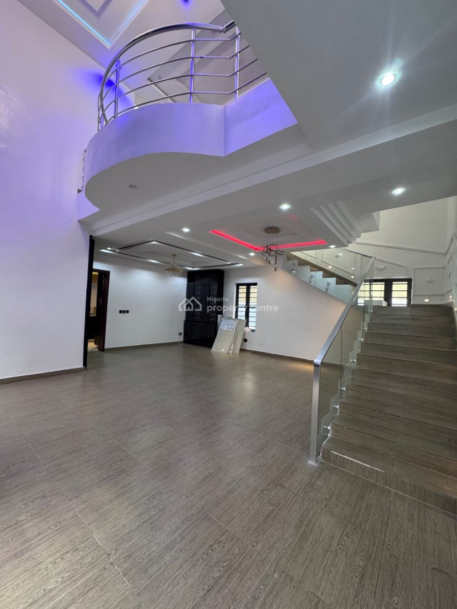 Luxury 5 Bedroom Fully Detached Duplex + Rooftop, Gym in an Estate, Prince Ebeano Supermarket Axis, Osapa, Lekki, Lagos, Detached Duplex for Sale