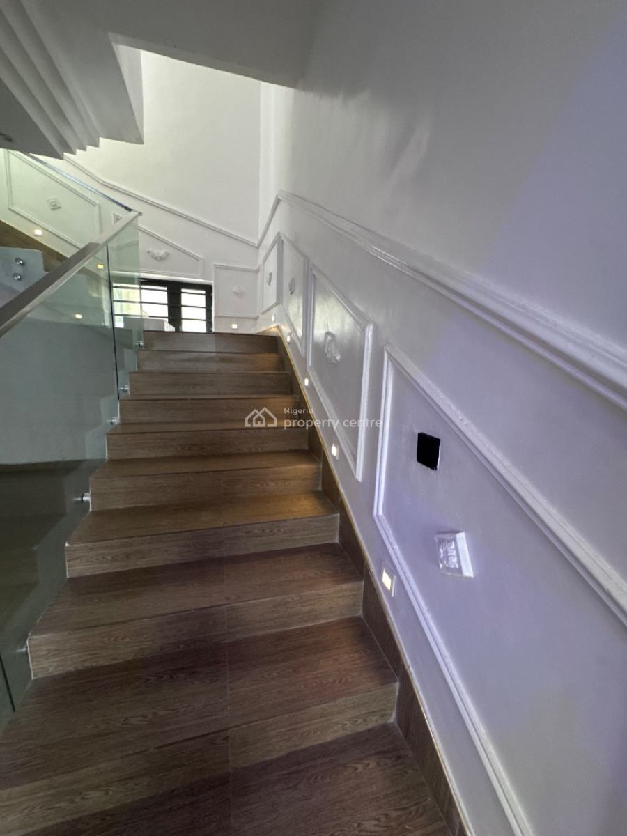 Luxury 5 Bedroom Fully Detached Duplex + Rooftop, Gym in an Estate, Prince Ebeano Supermarket Axis, Osapa, Lekki, Lagos, Detached Duplex for Sale