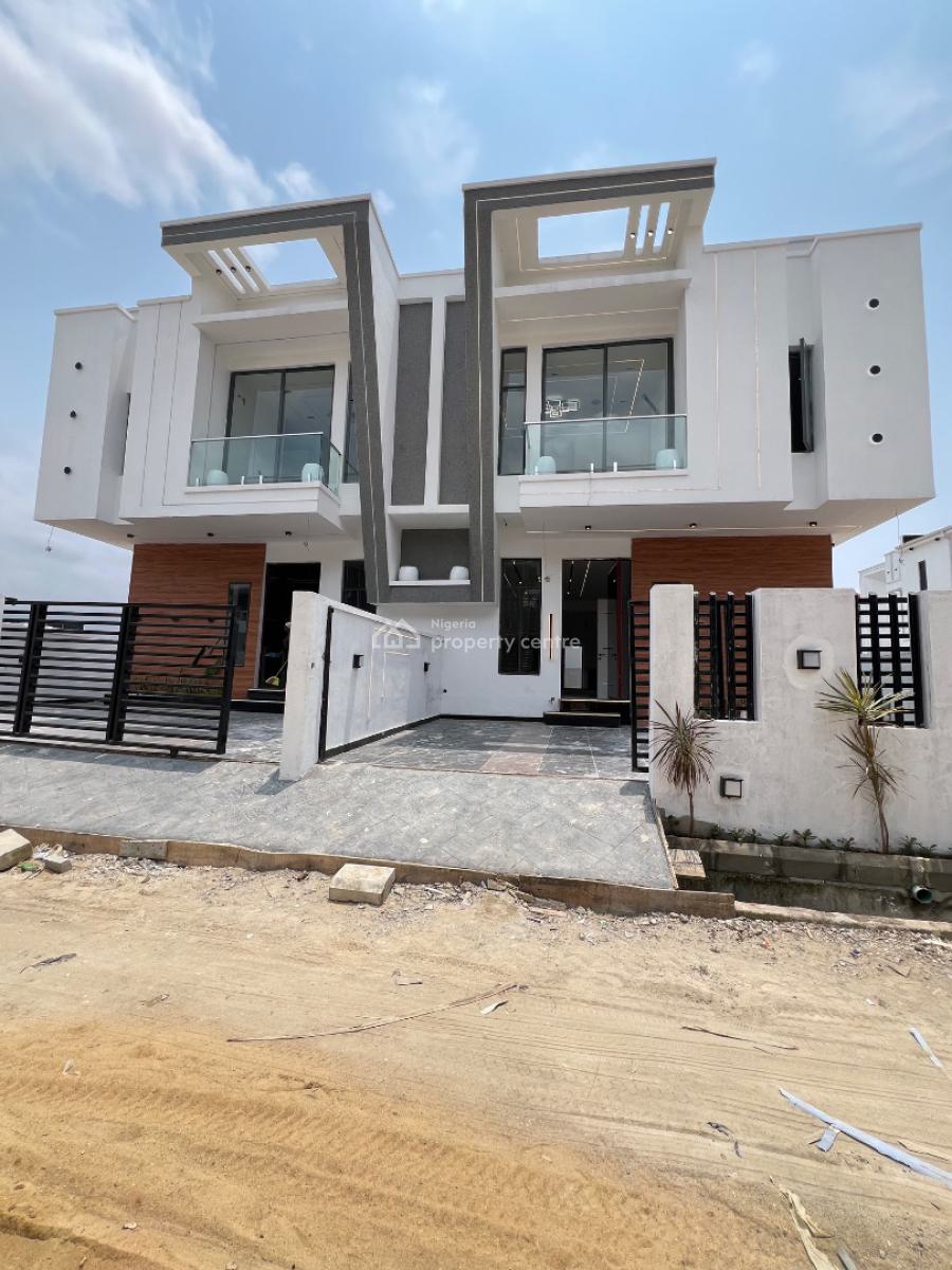 4 Bedroom Semi Detached Duplex with Bq, Ajah, Lagos, Semi-detached Duplex for Sale