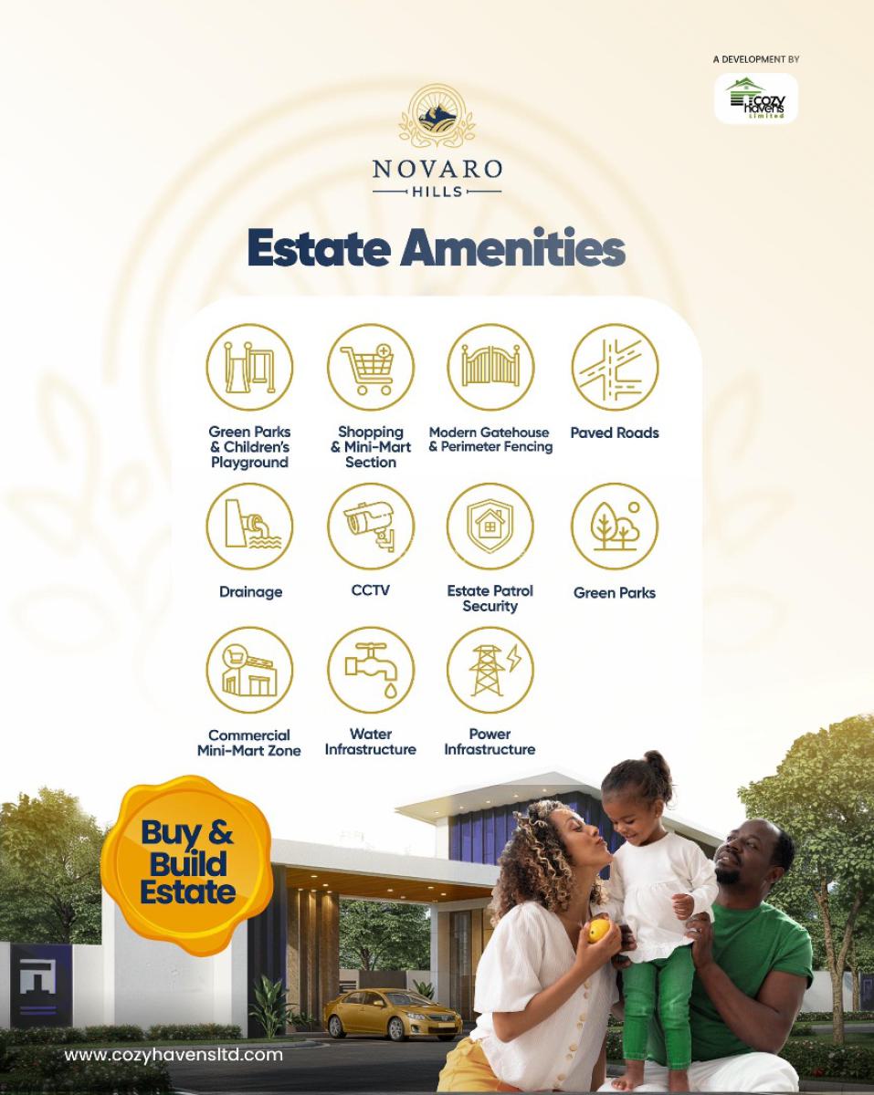 Buy and Build Estate, Novaro Hills, Ibadan, Oyo, Residential Land for Sale