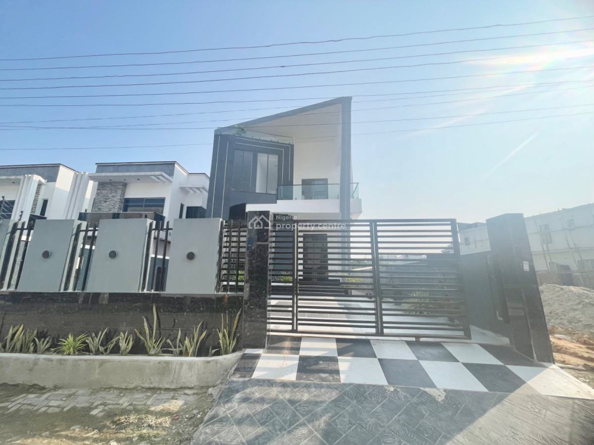 Gorgeous 5 Bedroom Fully Detached Duplex with a Swimming Pool and Bq, Ajah, Lagos, Detached Duplex for Sale
