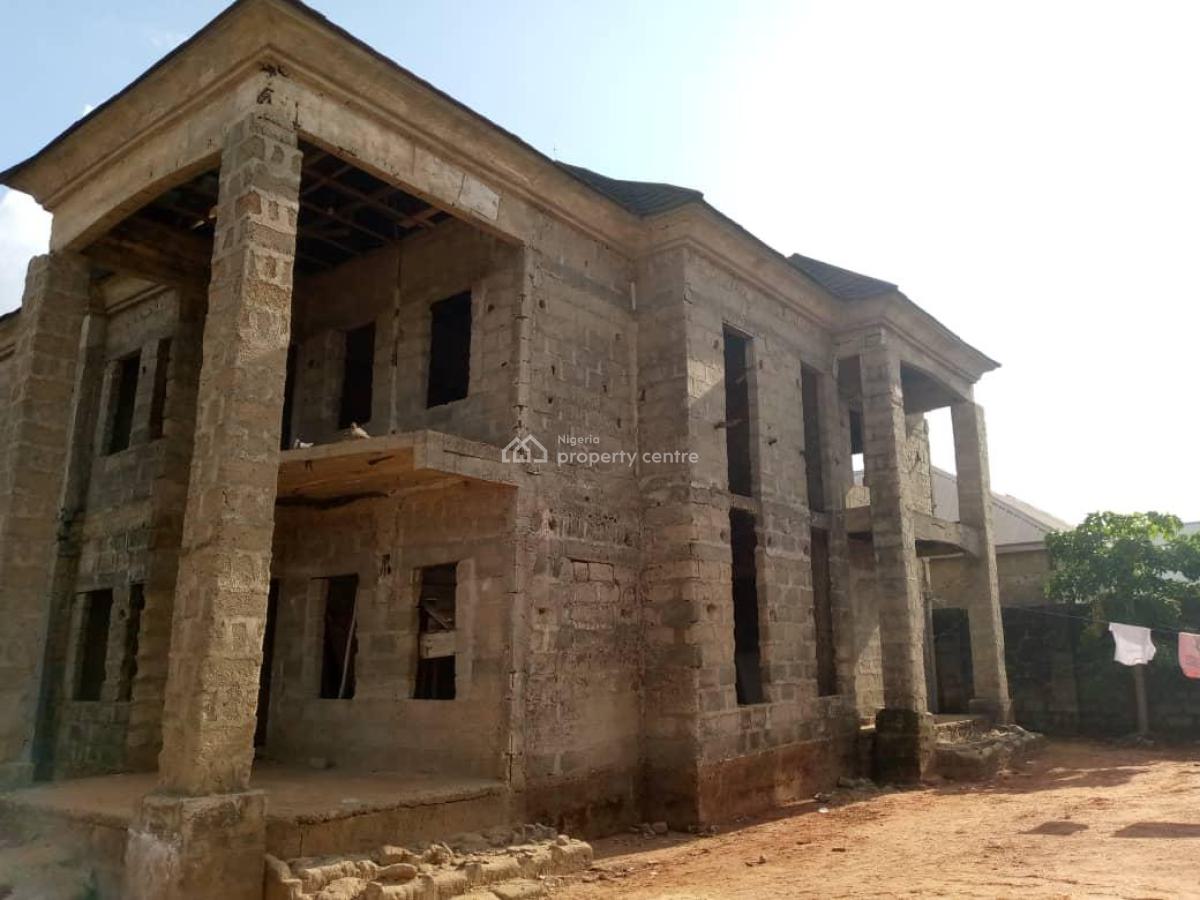4 Bedroom Uncompleted Duplex, Heritage Church Assembly Street, Opposite Green House After Nwawolor, Asaba, Delta, Detached Duplex for Sale