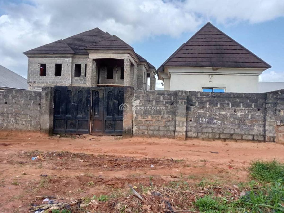 4 Bedroom Uncompleted Duplex, Heritage Church Assembly Street, Opposite Green House After Nwawolor, Asaba, Delta, Detached Duplex for Sale