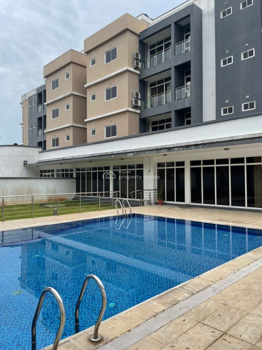 Serviced with 24/7 Power Supply 3 Bedroom En-suite Flat with Fully Fit, Banana Island, Ikoyi, Lagos, Flat / Apartment for Rent