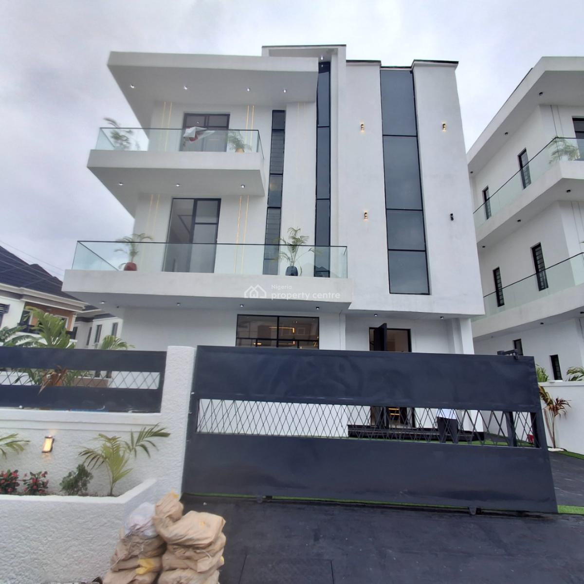 Five Bedroom Fully Detached Duplex, Lafiaji, Lekki, Lagos, Detached Duplex for Sale