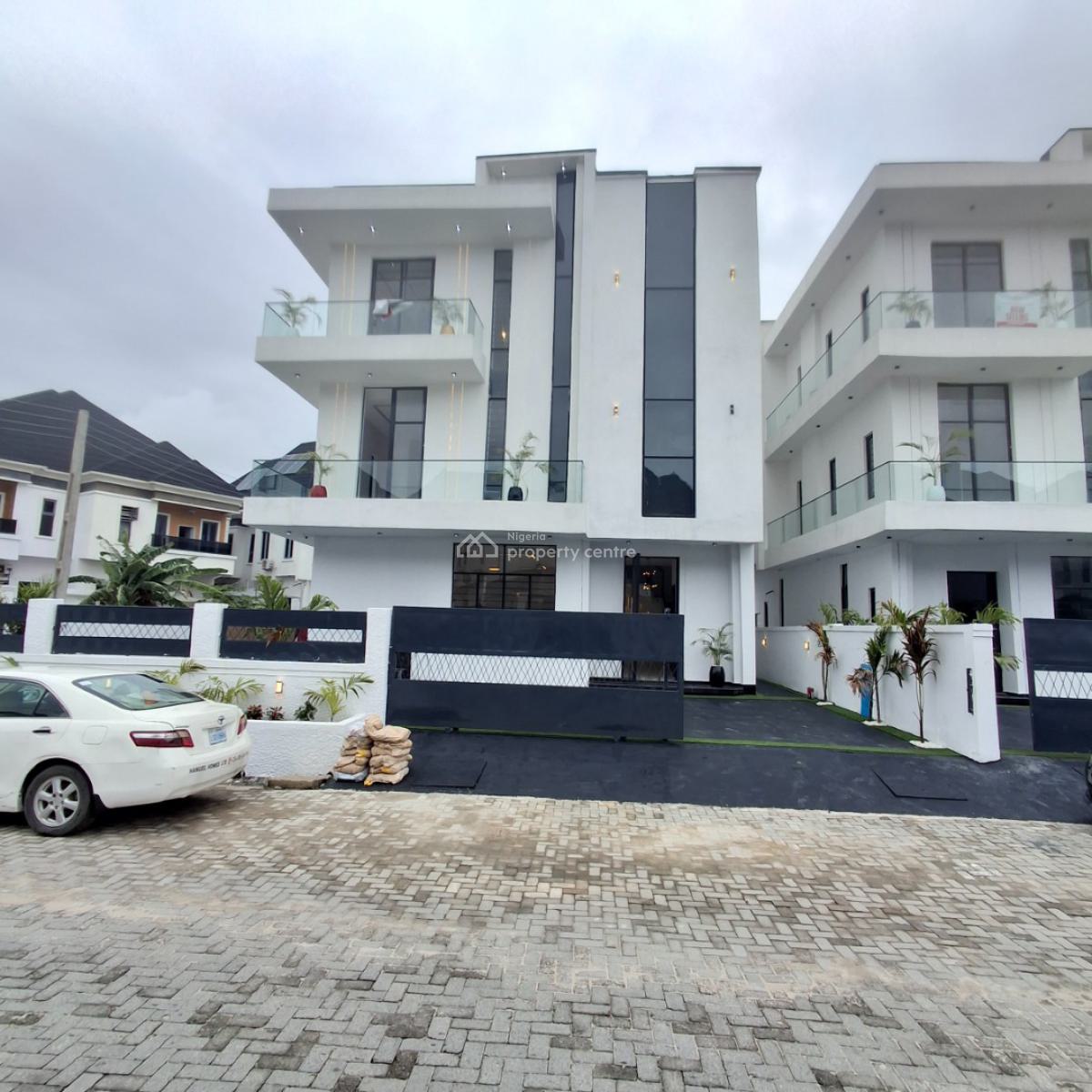 Five Bedroom Fully Detached Duplex, Lafiaji, Lekki, Lagos, Detached Duplex for Sale