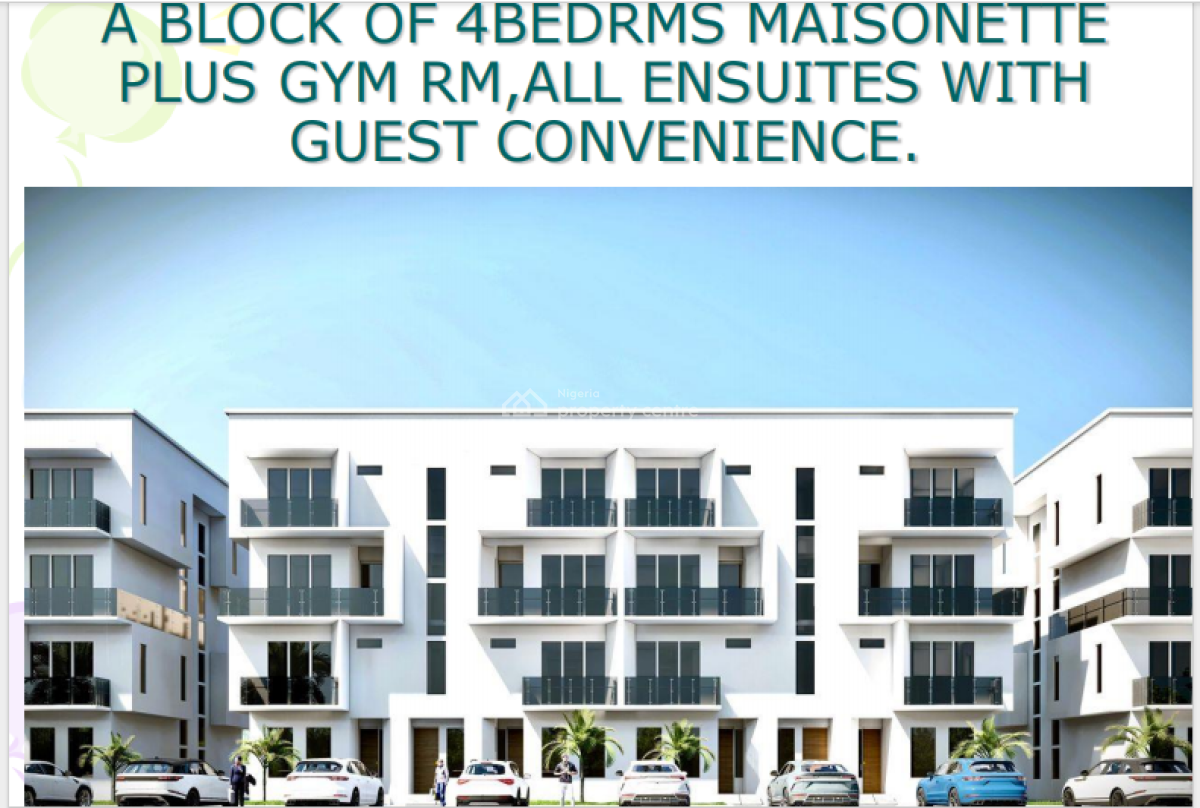 4 Bedroom Maisonette Duplex with Bq (70% Completed), Ipod Court, Alapere, Ketu, Kosofe, Lagos, Terraced Duplex for Sale