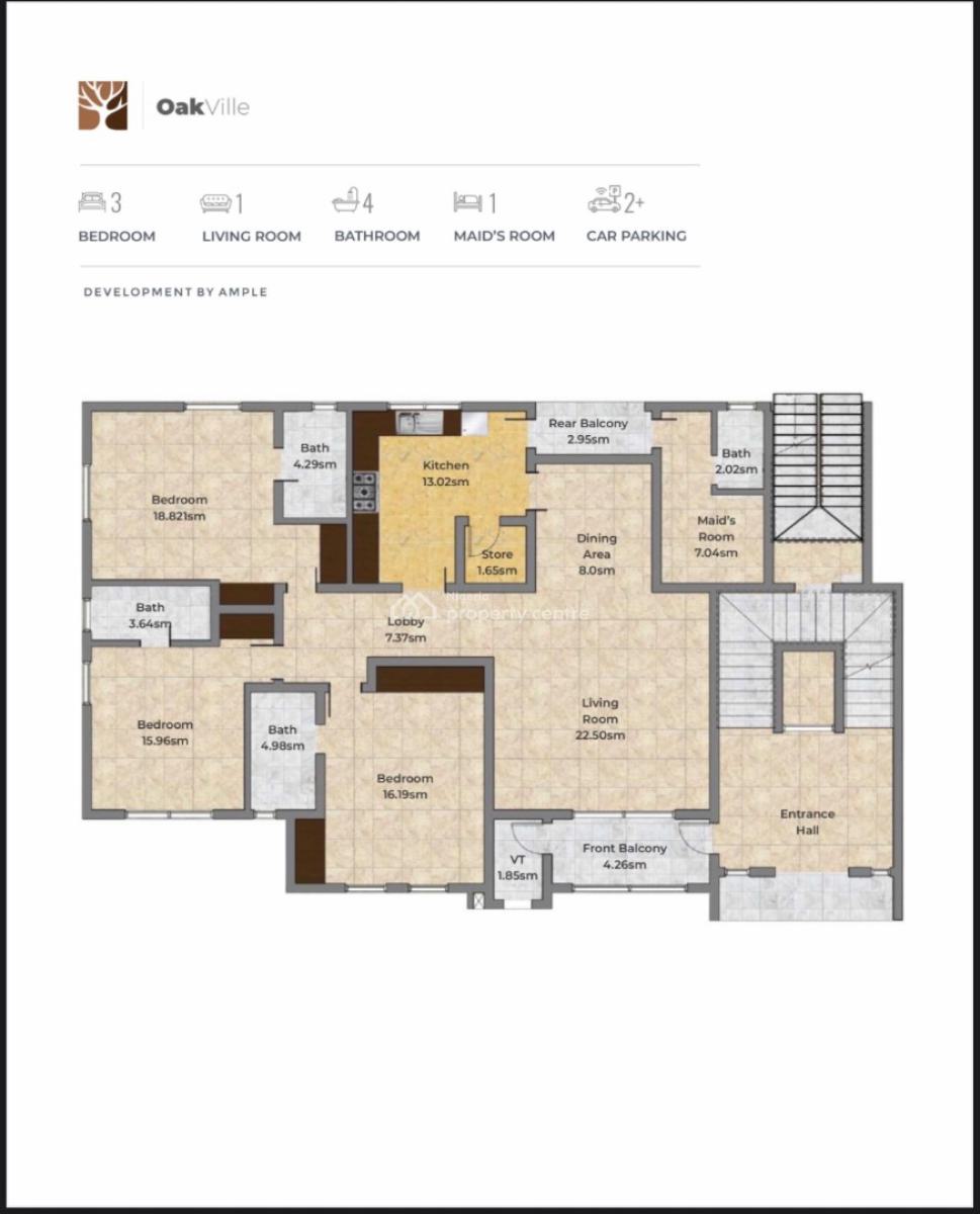 Spacious Studio Apartments in a Beautiful Neighborhood, Oakville Estate, Life Camp, Abuja, House for Sale