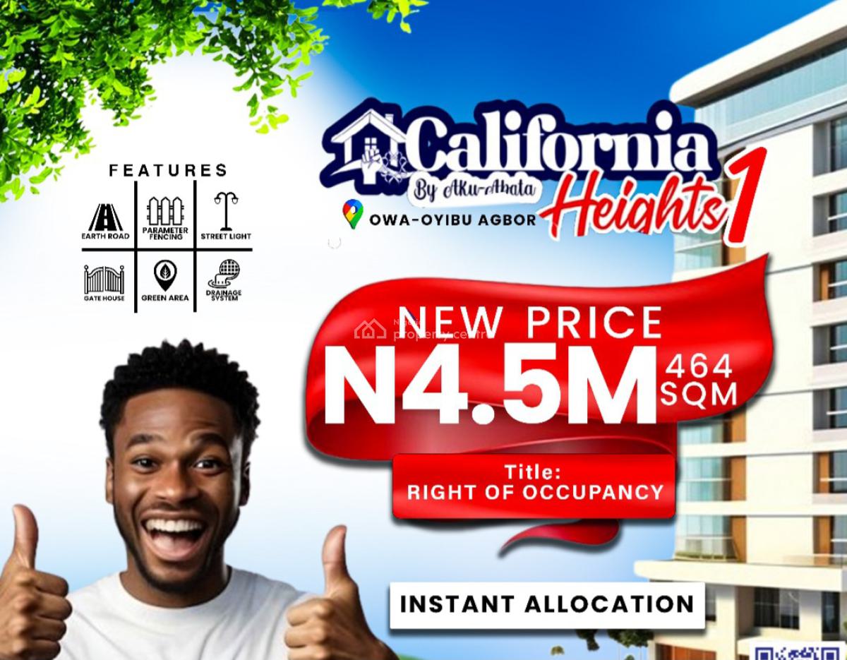 Affordable and Verified Dry Land, California Heights, Agbor, Ika South, Delta, Mixed-use Land for Sale