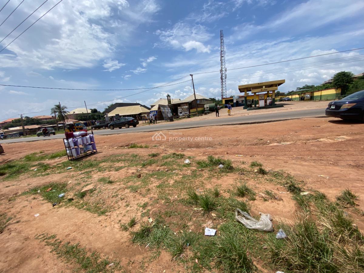 2 Plots of Commercial Land Beside The Major Road, Aregbe, Obantoko, Abeokuta North, Ogun, Commercial Land for Sale