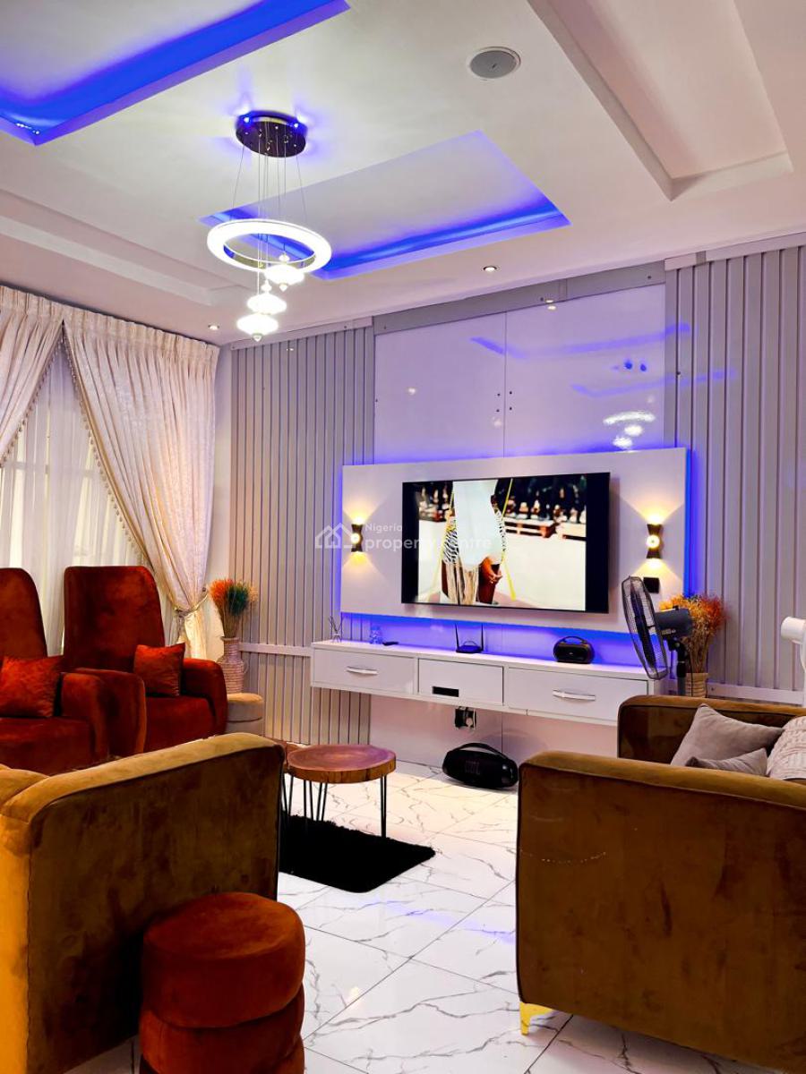 4 Bedroom Party Apartment, Orchid Road, Eleganza, Lekki, Lagos, Semi-detached Duplex Short Let