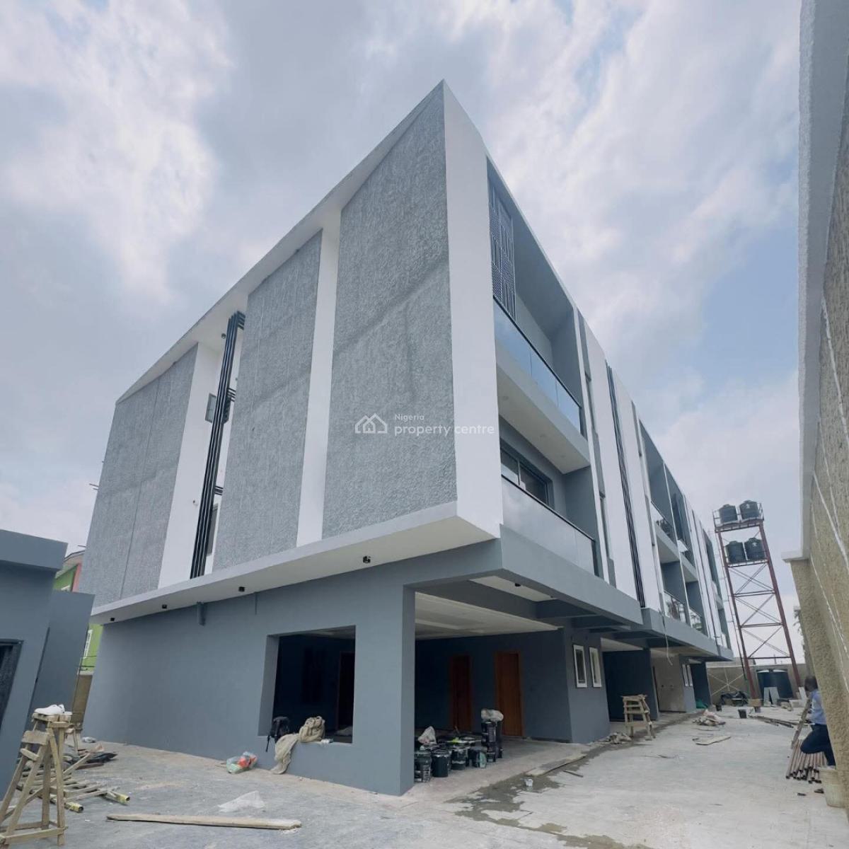 New 5 Bedroom Terrace Duplex with Bq, Opebi, Ikeja, Lagos, Terraced Duplex for Sale