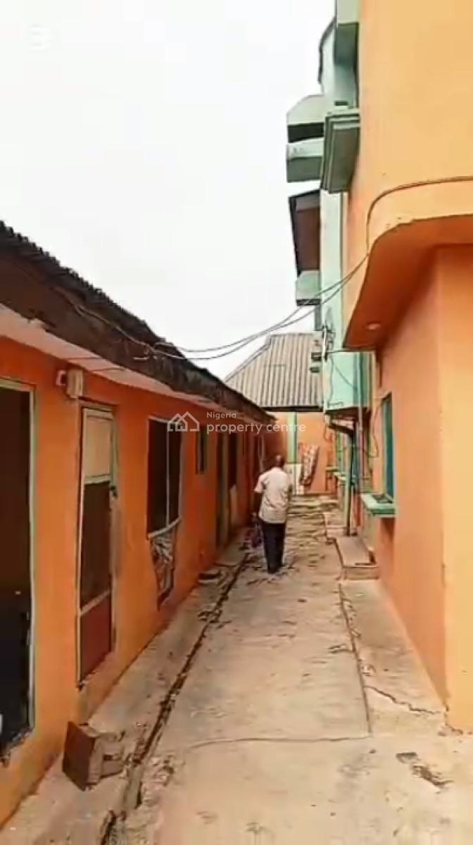 2 Units of 3bedroom, 2 Units of 2 Bedroom, 4 Mini Flat, 4 Shop, Jankara, Ojokoro, Ifako-ijaiye, Lagos, House for Sale