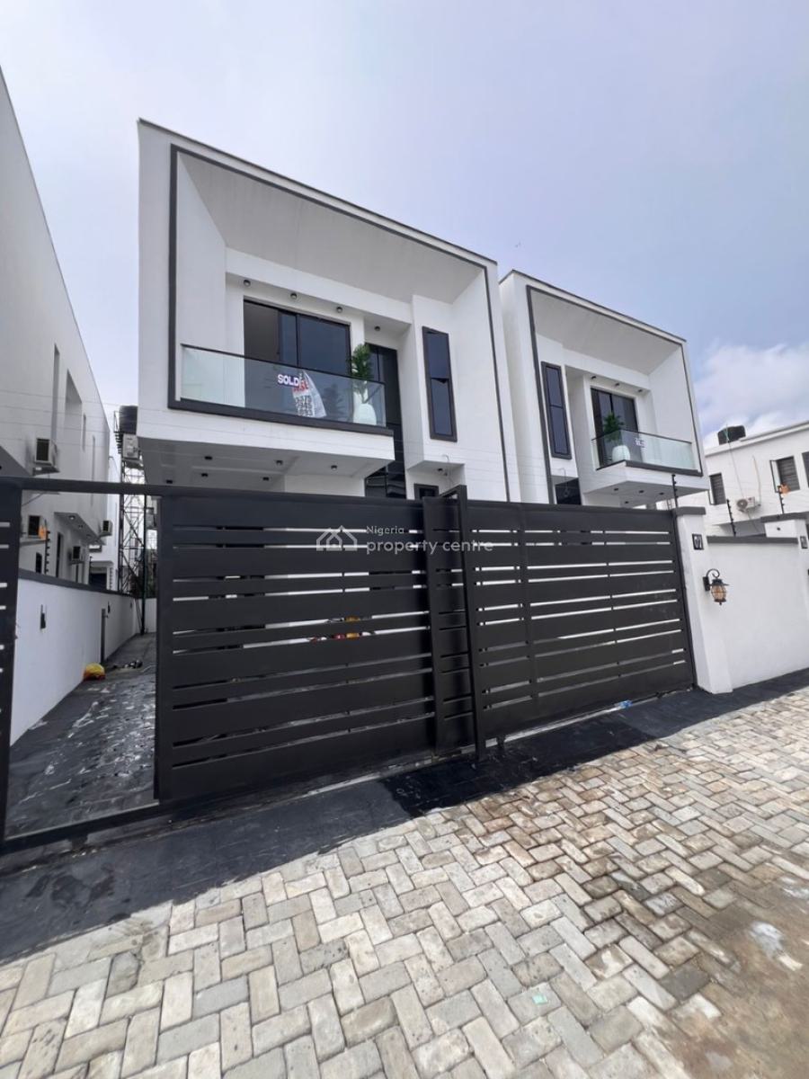 4 Bedroom Semi Detached Duplex, Off Ilasan, Ikate Elegushi, Lekki, Lagos, Semi-detached Duplex for Rent