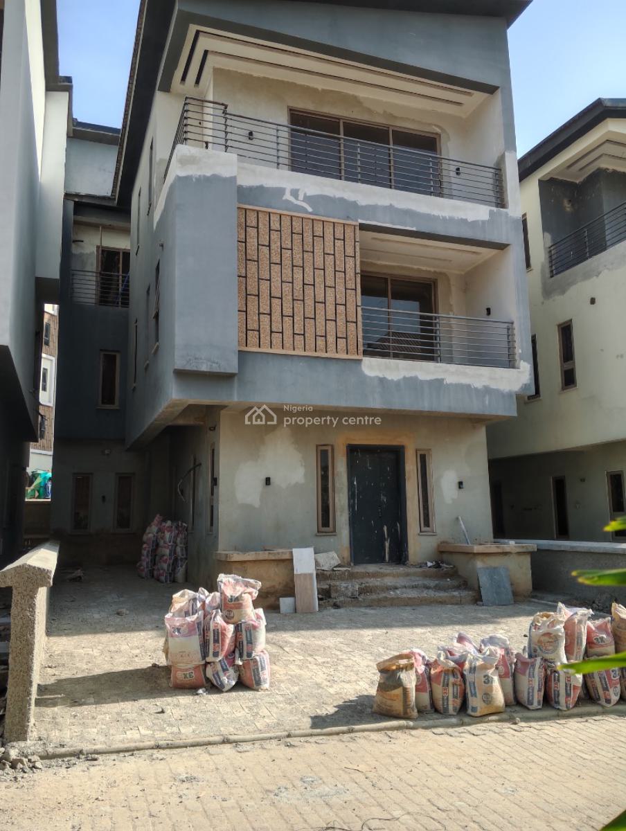 Newly Built 4 Bedrooms Detached Duplex with a Bq, Akin Eleojo Crescent, Mabushi, Abuja, Detached Duplex for Sale