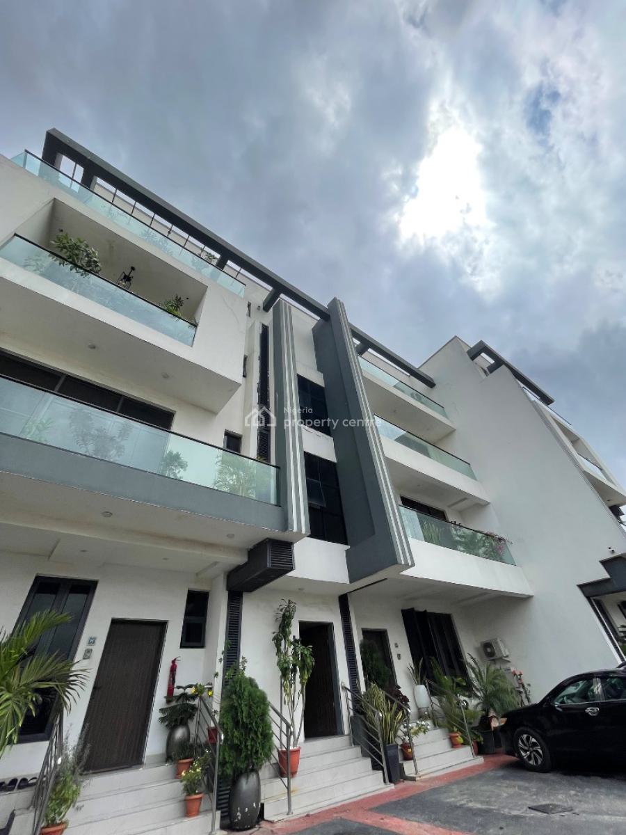 Premium Fully Furnished 4 Bedroom Maisonette Penthouse + Bq, Shonibare Estate, Maryland, Lagos, Terraced Duplex for Sale