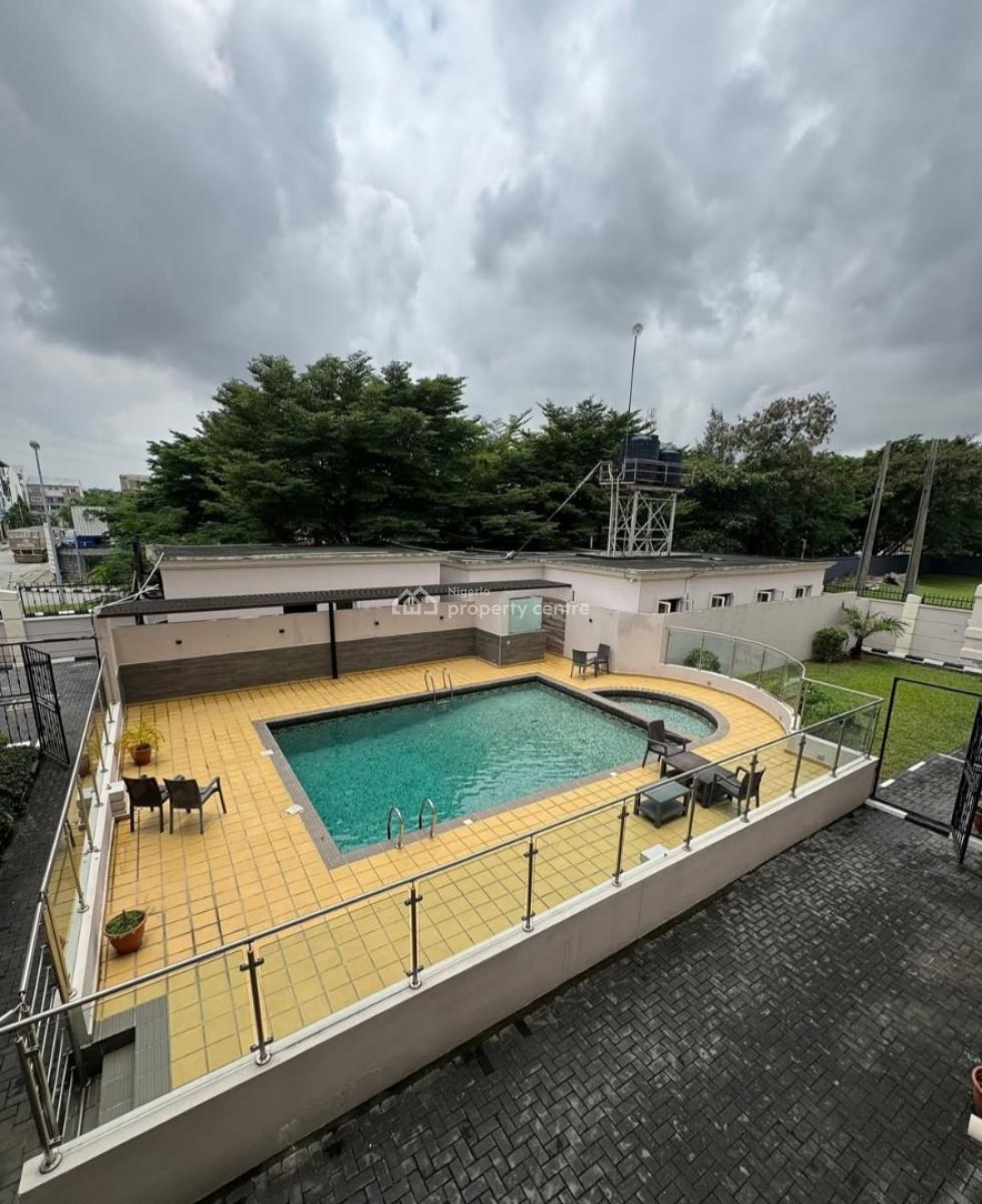 Serviced with 24/7 Power Supply 3 Bedroom En-suite Flat with Fitted Ki, Ikoyi, Lagos, Flat / Apartment for Rent