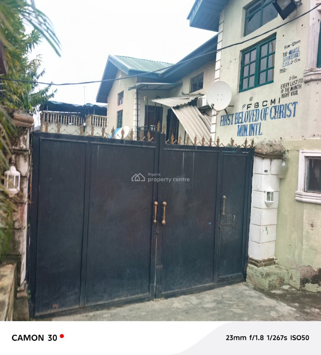 527 Sqm Residential Land with Structure Has C of O, Ogunusi Road, Ojodu, Lagos, Land for Sale