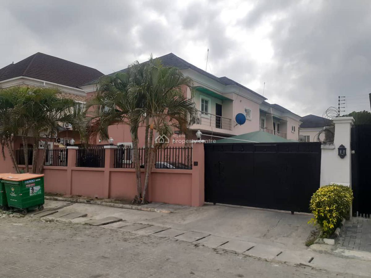 4-bedroom Duplex with Massive Compound & Good Water Supply, Chevron, Lekki, Lagos, Terraced Duplex for Sale
