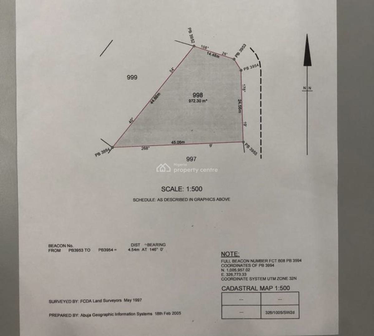 a 972sqm Residential Very Strategic Location, Gilmore, Jahi, Abuja, Residential Land for Sale