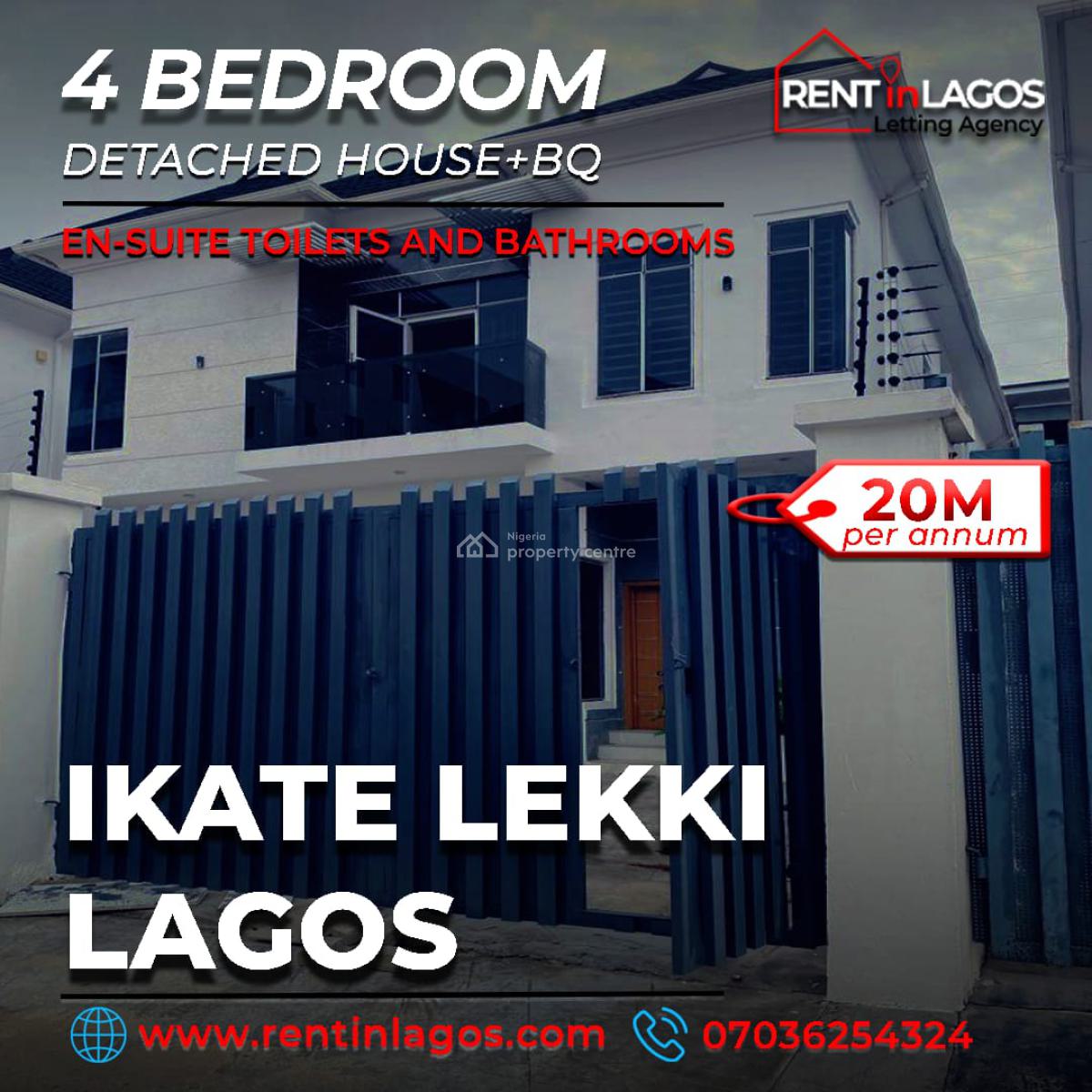 Luxury 4 Bedrooms Duplex, Giveaway Offer, Ikate, Lekki, Lagos, House for Rent