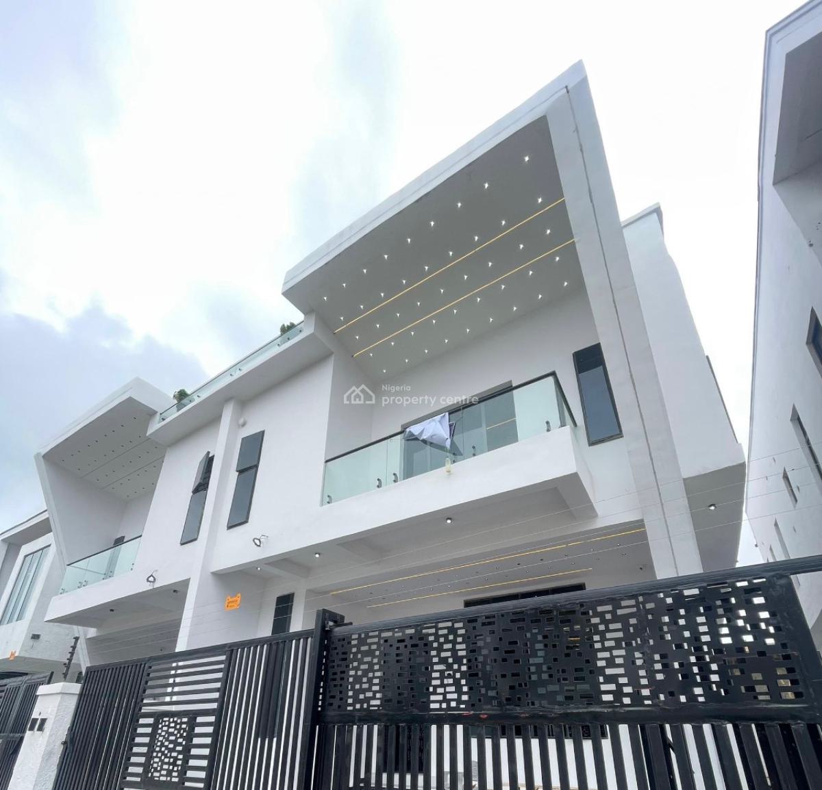 Exquisite 4 Bedroom Semidetached Duplex with Bq in a Secure Estate, Ajah, Lekki, Lagos, Semi-detached Duplex for Sale