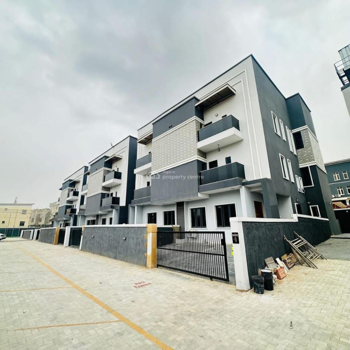 New 4 Bedroom Duplex in Estate, Gra Phase 2, Magodo, Lagos, Semi-detached Duplex for Sale