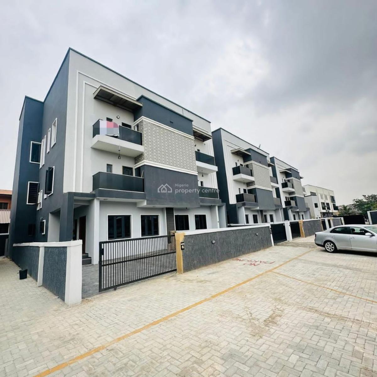 New 4 Bedroom Duplex in Estate, Gra Phase 2, Magodo, Lagos, Semi-detached Duplex for Sale
