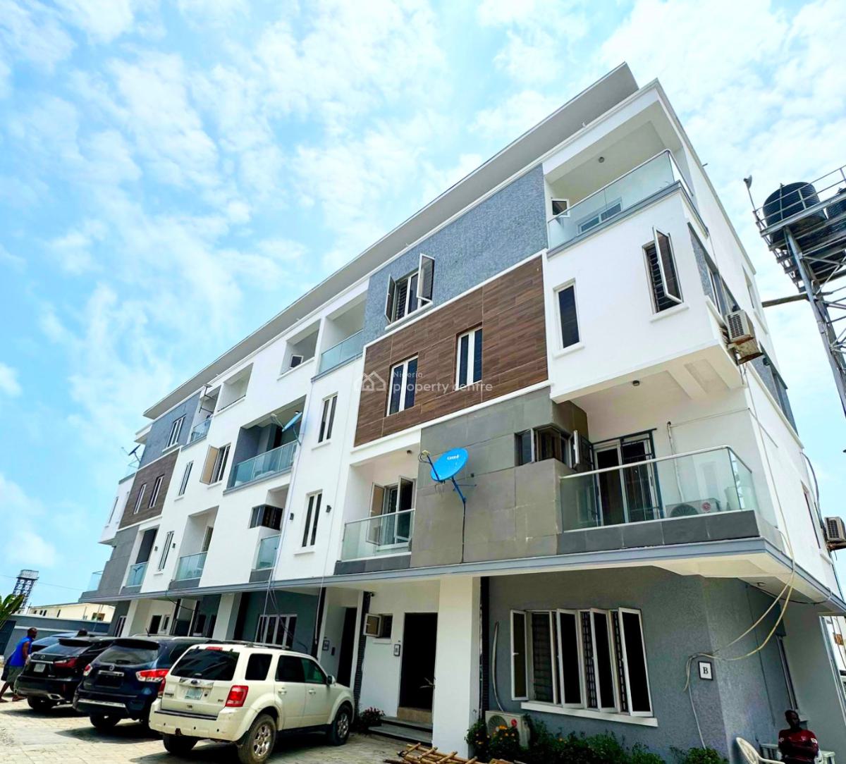 Spacious 3-bedroom Maisonette with Bq (unfurnished), Ikate, Lekki, Lagos, Flat / Apartment for Sale