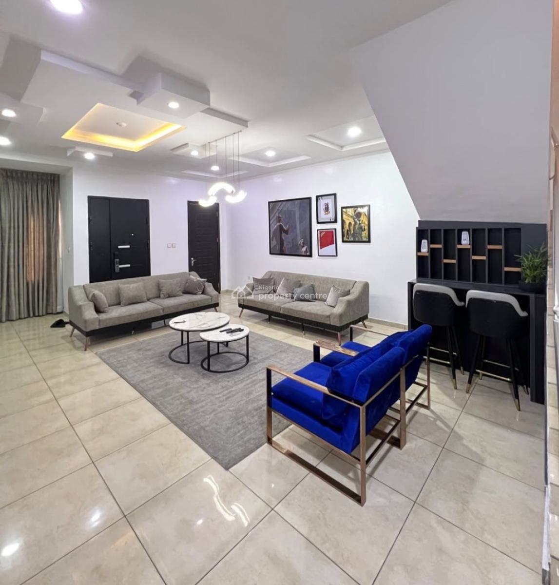 Furnished and Unfurnished 4 Bedroom En-suite Townhouse. It Comes with, Oniru, Victoria Island (vi), Lagos, Terraced Duplex for Rent