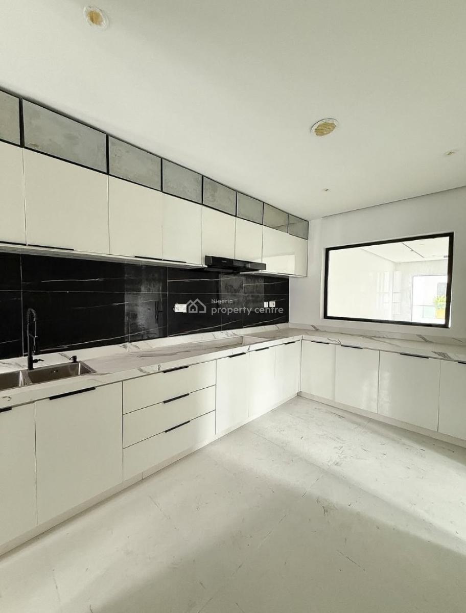 a Magnificent Contemporary Brand New 4 Bedroom Terrace with Bq, Ikate, Lekki, Lagos, Terraced Duplex for Sale
