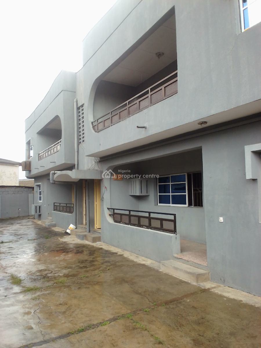 Block of 4 Flat of 3 Bedroom Step Back on 1691 Square Meter Land,3 Plots, Fagba, New Oko-oba, Agege, Lagos, Block of Flats for Sale