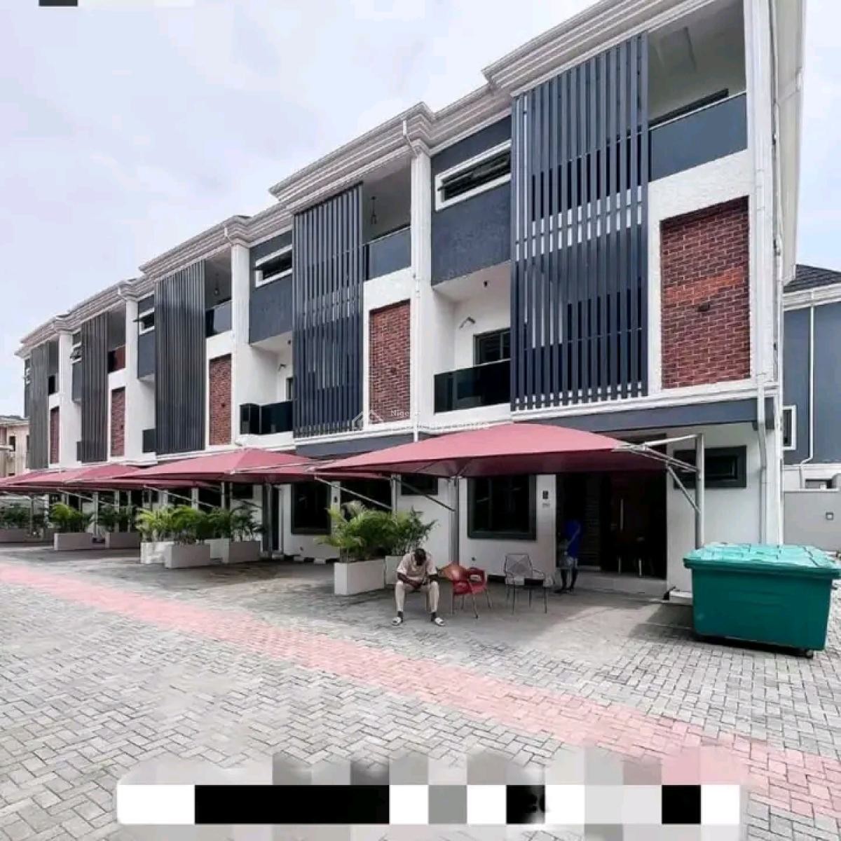 4 Bedroom Terrace Duplex with Bq, Swimming Pool,lounge,study Room,gym, Lekki Phase 1, Lekki, Lagos, Terraced Duplex for Sale