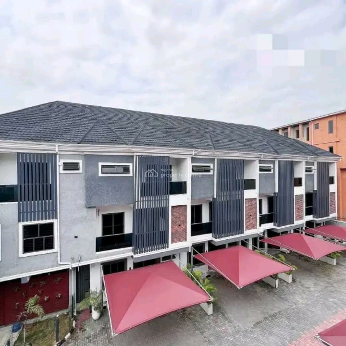 4 Bedroom Terrace Duplex with Bq, Swimming Pool,lounge,study Room,gym, Lekki Phase 1, Lekki, Lagos, Terraced Duplex for Sale