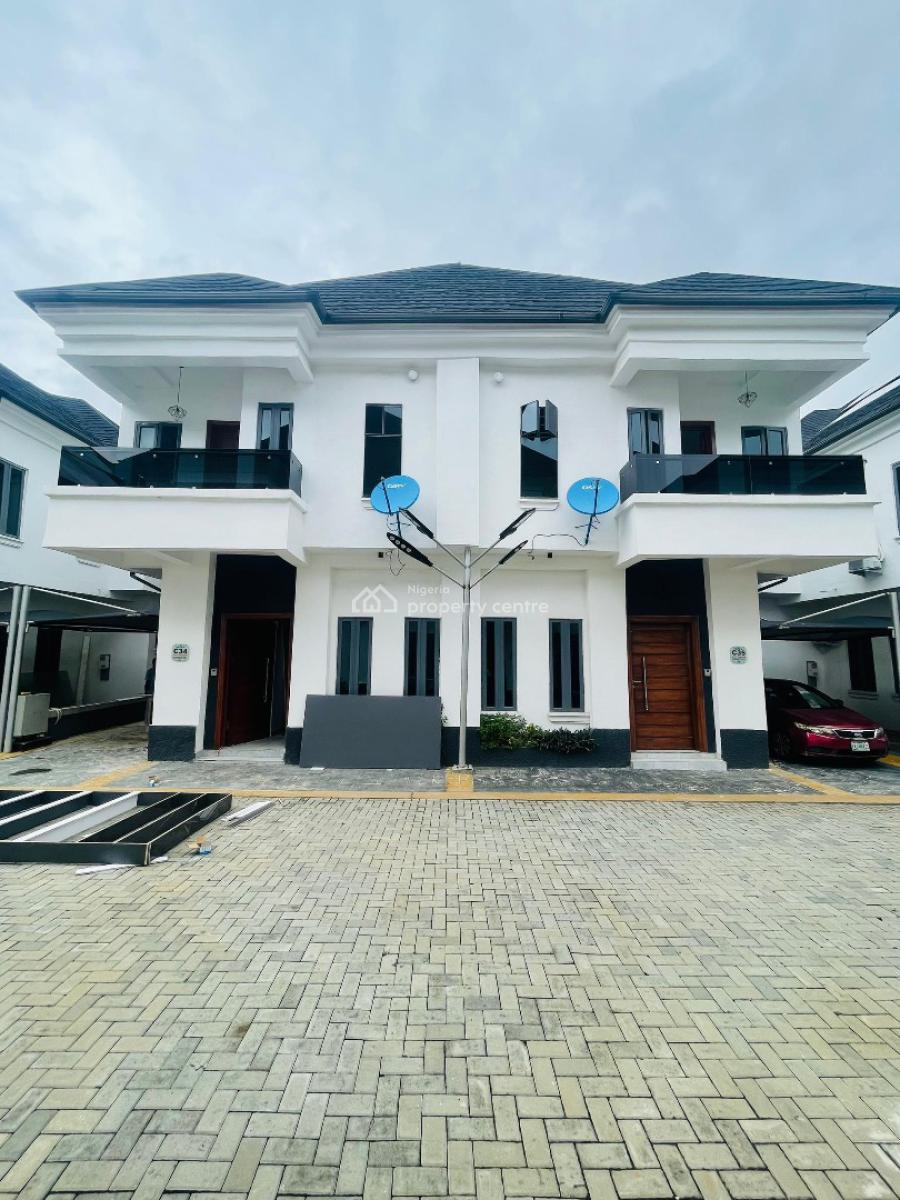 Luxuriously Built 4 Bedroom Semi Detached Duplex Plus  Bq, Orchid, Lekki Phase 2, Lekki, Lagos, Semi-detached Duplex for Sale